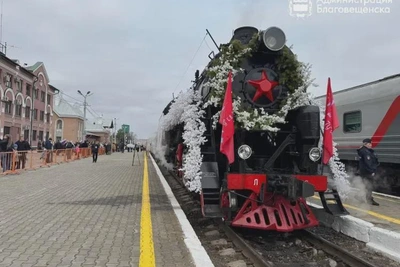 Ретропоезд «Победа» прибудет в Благовещенск 1 мая