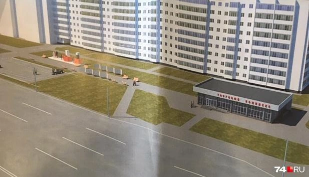 А так здание выглядит на эскизе | Источник: Мария Иванова