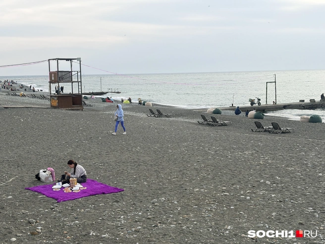 Можно просто посмотреть на море или устроить пикник | Источник: Анна Грицевич / SOCHI1.RU