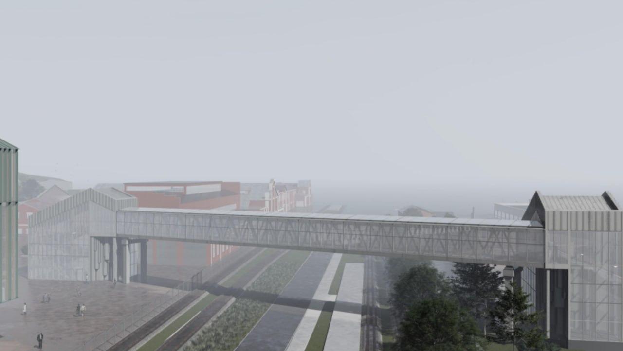 С набережной к новой пермской галерее построят переход: эскизы