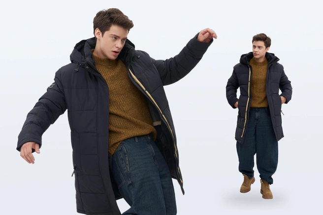 Надежный и крепкий пуховик&nbsp;— это база, выдерживает любую погоду и круто смотрится на мужчинах любого роста | Источник: O’HARA