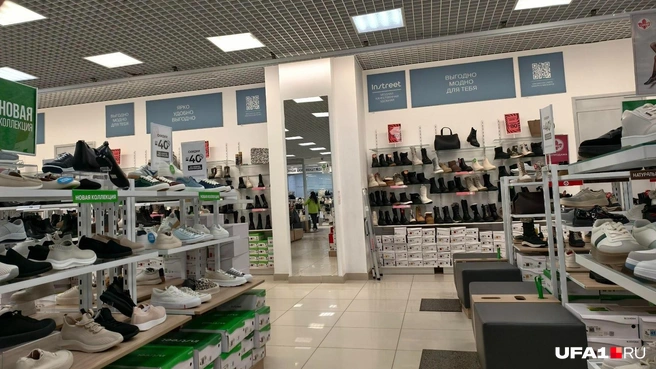 Особо заметного наплыва покупателей не видно | Источник: Булат Салихов / UFA1.RU