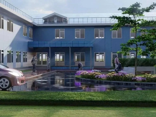 По информации властей, поликлиника планируется к открытию в первом квартале 2026 года. | Источник: Михаил Евраев / Telegram