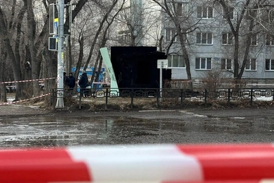 Пожар в Сосновоборске: половина города без света и воды