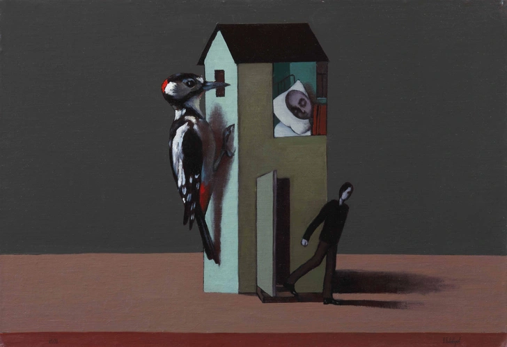 Виктор Пивоваров. «Дятел», 2000. Из коллекции Дмитрия Коваленко. | Источник: пресс-служба биенналле