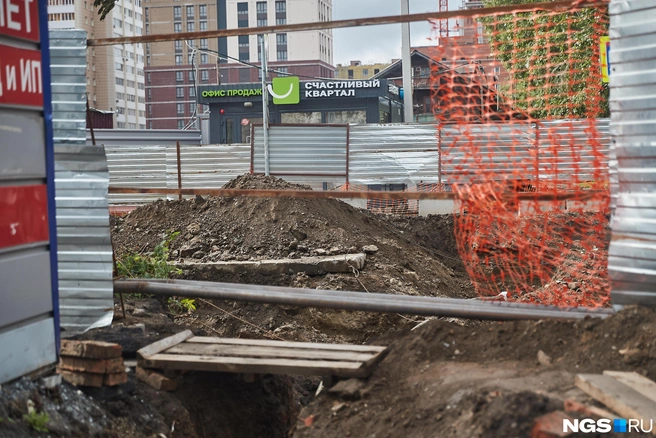 В городе практически тысяча разрытий | Источник: Александр Ощепков / NGS.RU