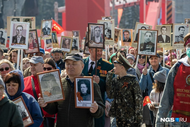 Старт шествия запланирован после парада | Источник: Александр Ощепков / NGS.RU