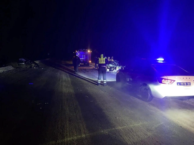 В дорожно-транспортном происшествии участвовали автомобили Lada и Kia. | Источник: ГИБДД по Свердловской области