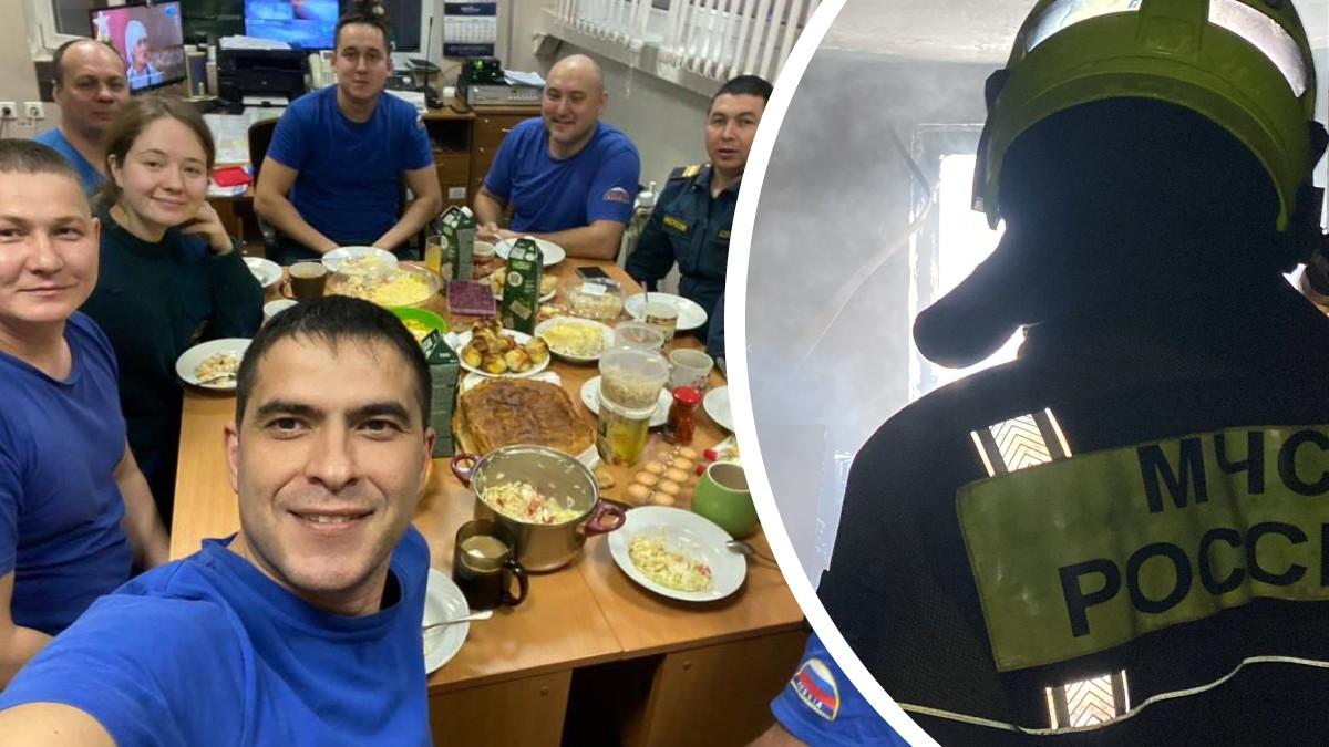 От праздника до паники: пожарный из Уфы рассказал, как дежурит в Новый год и успевает ли отмечать