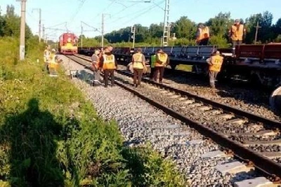Сход вагонов грузового поезда в Татарстане
