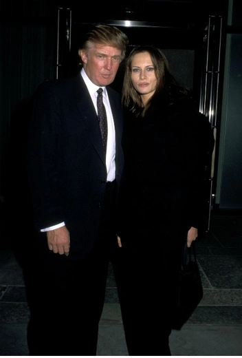 Дональд и Мелания на открытии отеля "W" New York, 1998