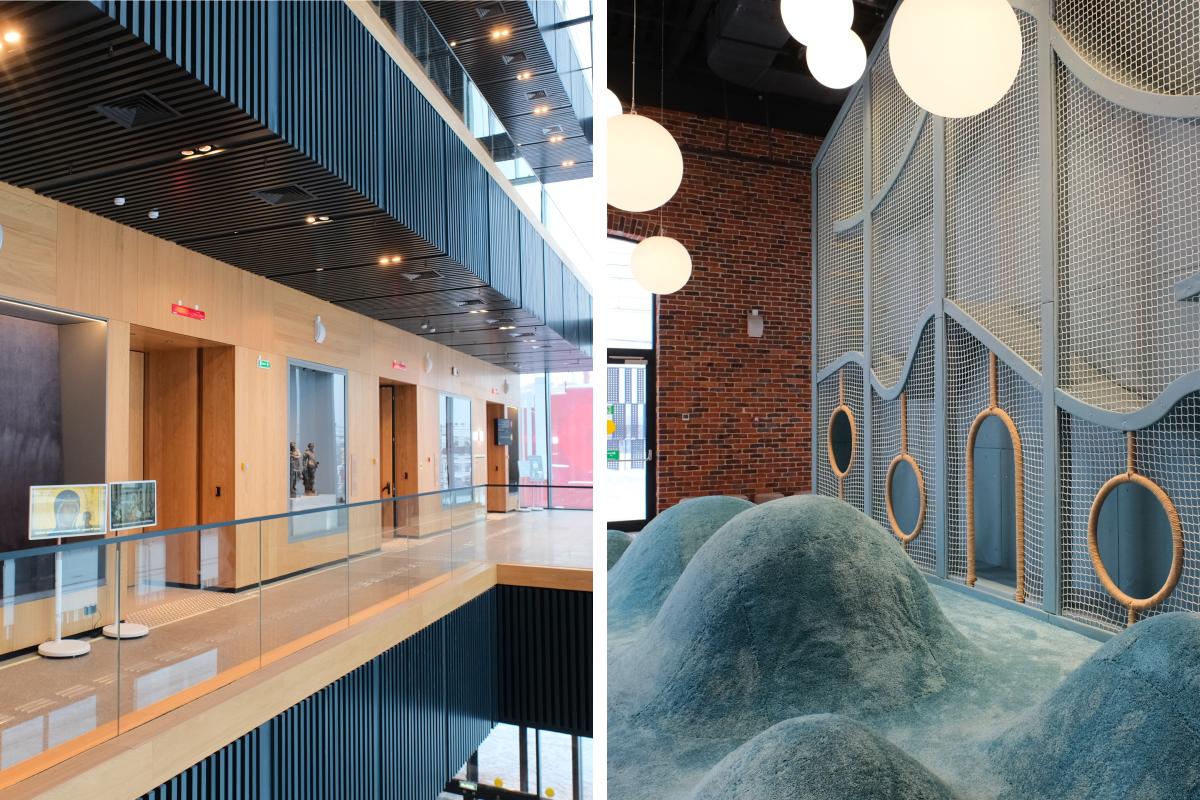 Здание как экспонат: показываем новую Пермскую художественную галерею изнутри там высокие потолки и виды на Каму