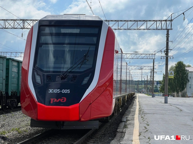 Этот поезд построен в марте 2026 года | Источник: Андрей Бирюков / UFA1.RU