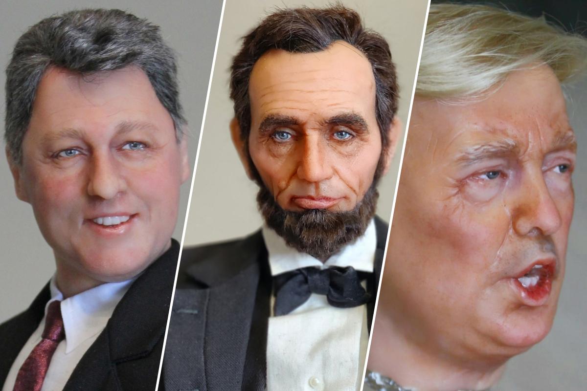 От Рузвельта до Клинтона и Трампа: пермская художница создала кукольные копии президентов США — фото