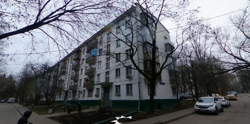 Дом 22к4 на улице Каховка, сейчас его жильцы переезжают в новостройку | Источник: «Яндекс Карты»