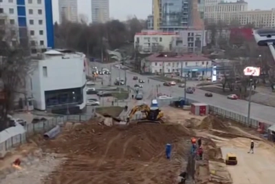 Новый этап строительства станции метро на улице Белинского