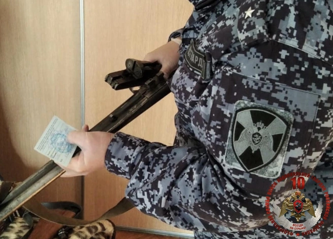 Росгвардия изъяла более 80 боеприпасов в Псковской области | Источник: 60.rosguard.gov.ru