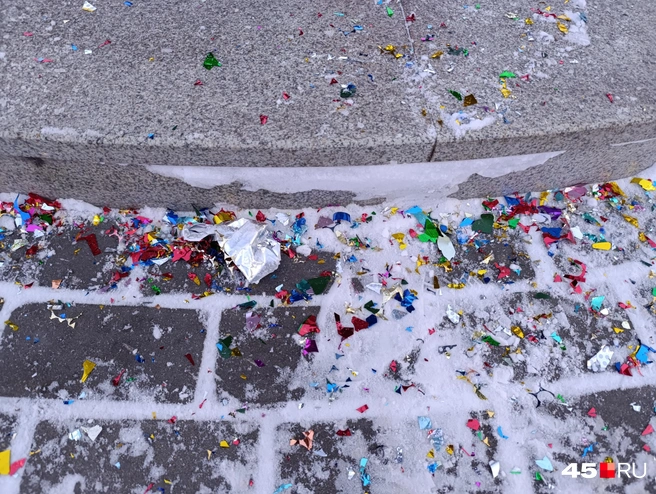 Остатки новогодней роскоши | Источник: Надежда Тихомирова / 45.RU