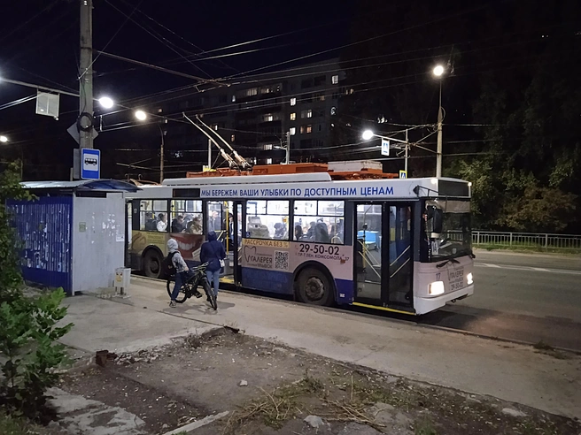 Ульяновские троллейбусы наиболее популярны среди горожан в утренние и вечерние часы | Источник: Дмитрий Сильнов / 173. RU