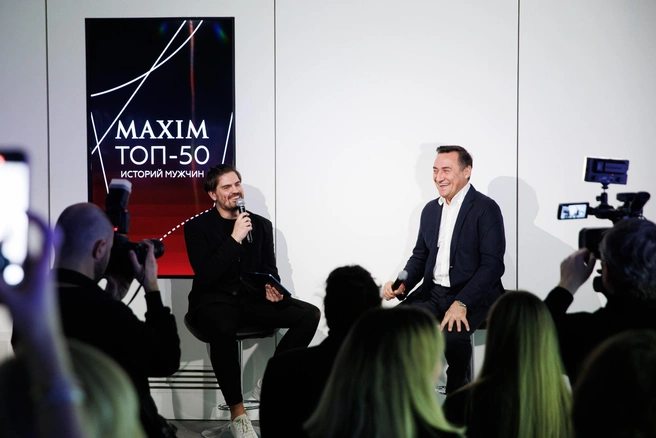 Павел Пучков и Камиль Ларин проводили public talk в VS Gallery | Источник: Maxim Оnline