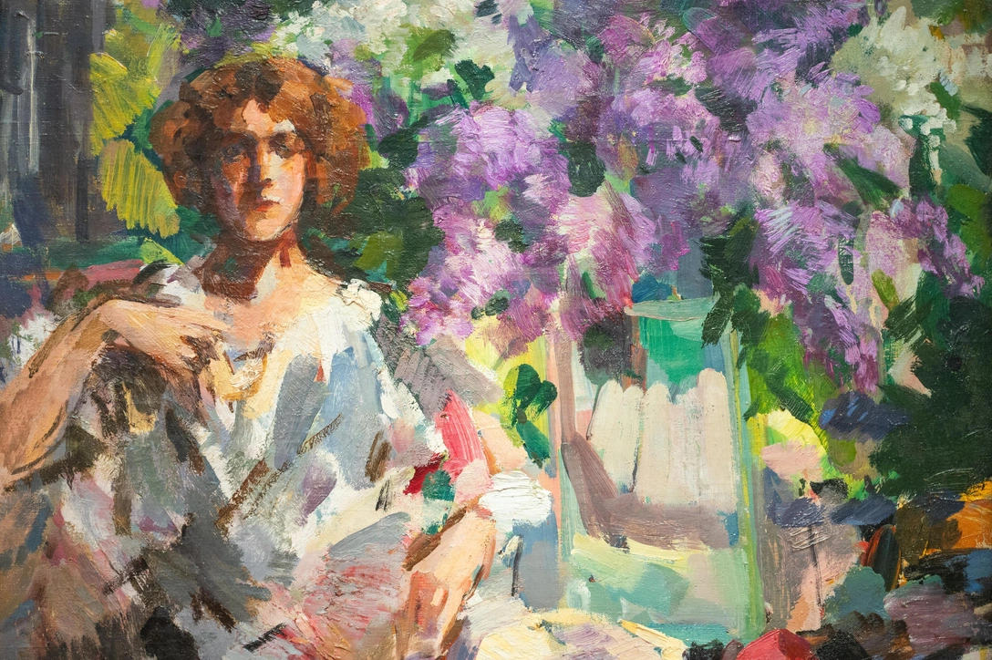 К. КОровин. «Дама с сиренью». 1922 | Источник: пресс-служба ГТГ