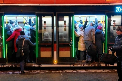 Самарские пробки вечером оценили в 8 баллов