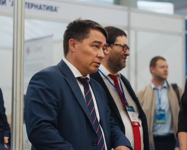 Денис Гурков, министр промышленности и торговли Самарской области | Источник: фото предоставлено организатором выставки «Промышленный салон»
