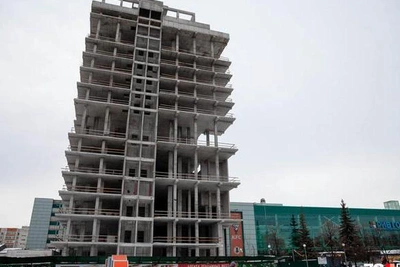 Demolition Begins on Unfinished Skyscraper in Tyumen
