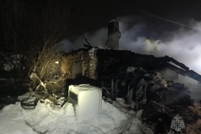 В Башкирии при пожаре погибли три мужчины