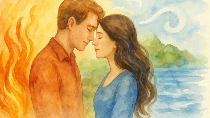 Ответьте на 3 вопроса о вашей паре, и нейросеть нарисует архетип вашей любви