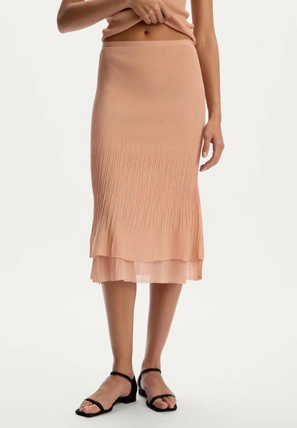 Миучча Прада и ее главный модный секрет — идеальная миди-юбка Миучча Прада и ее главный модный секрет — идеальная миди-юбка