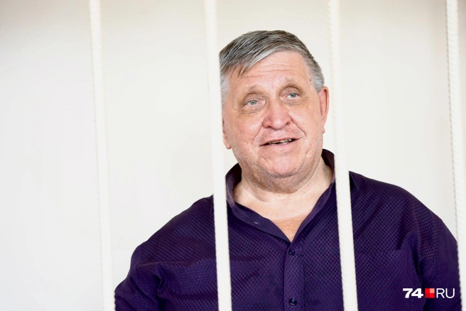 Виктор Старокожев на избрании меры пресечения | Источник: Михаил Шилкин / 74.RU
