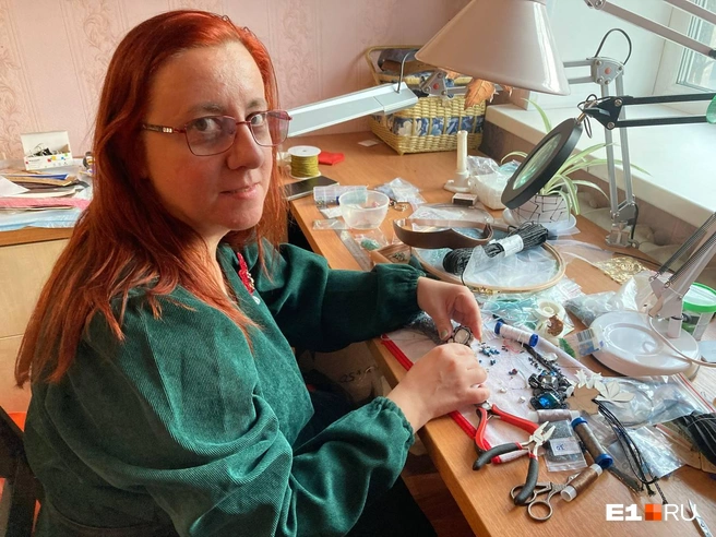 На съемной квартире Татьяна организовала мастерскую | Источник: Елена Панкратьева / E1.RU