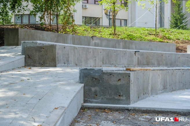 В парке будет свой амфитеатр | Источник: Булат Салихов / UFA1.RU