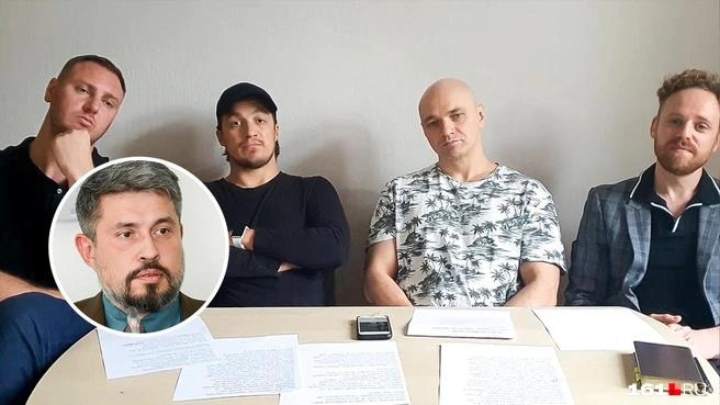 Третий слева — Владислав Лешкевич*, участник рэп-группы «Каста», который первым вступился за Илюгина | Источник: rostov-gorod.ru, Каста / YouTube