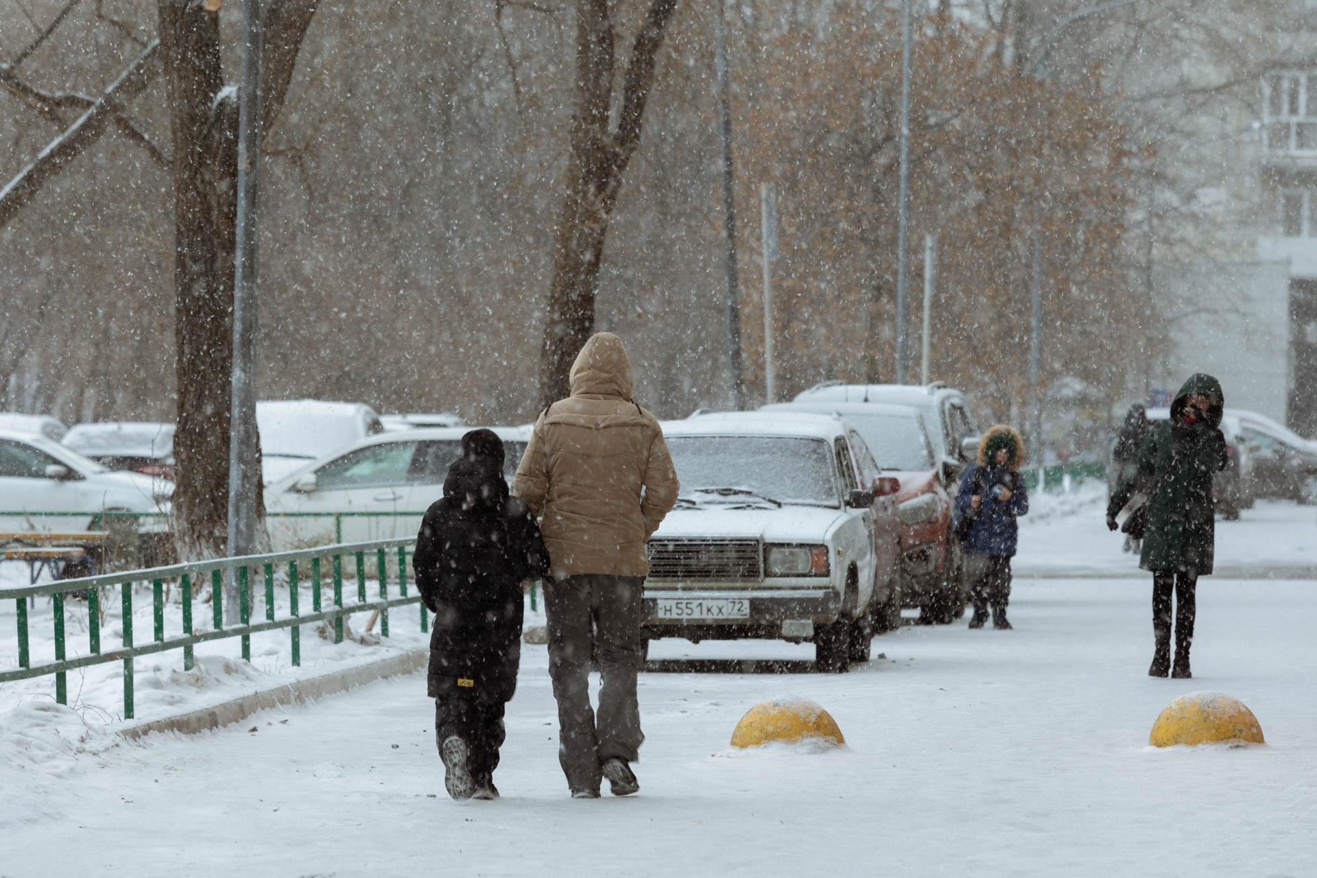 В Тюменской области прогнозируют снег и сильный ветер