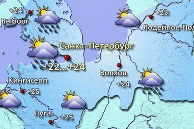 Антициклон пропустит локальные очаги с грозами в Петербурге 4 июня