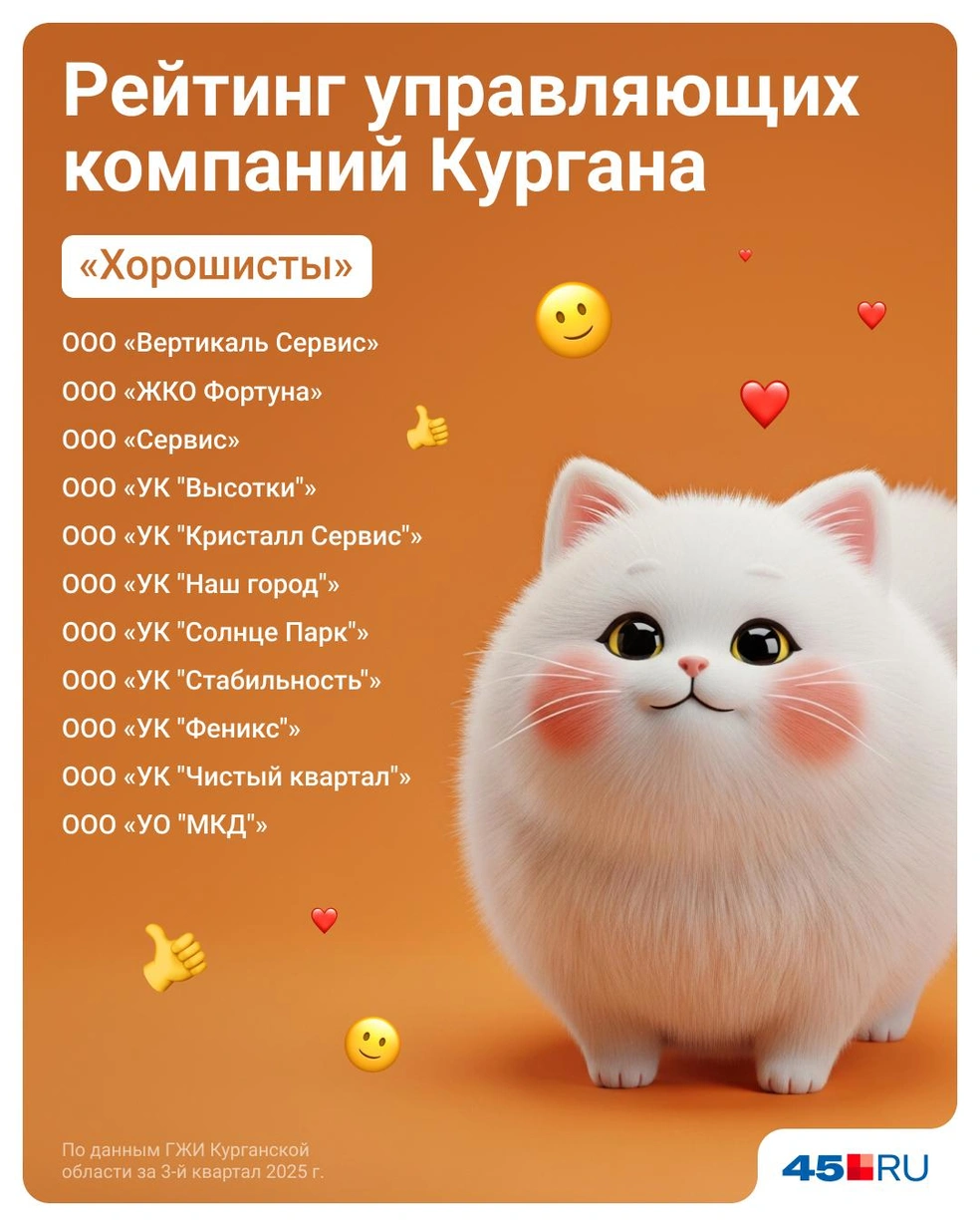 Четвёрку получили 11 курганских УК  | Источник: Евгения Бикунова /Городские медиа