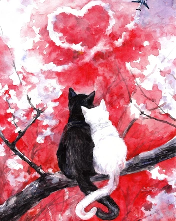 Котики и самолеты&nbsp;— это прекрасно | Источник: Группа YАКuninaArt «ВКонтакте