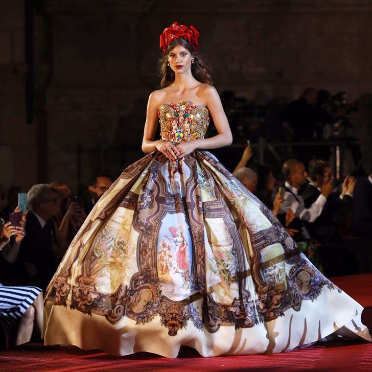 Italiano vero: показ новой коллекции Dolce & Gabbana Alta Moda
