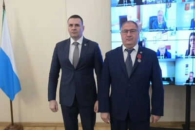 Дарий Тюрин награжден медалью ордена за заслуги перед Отечеством