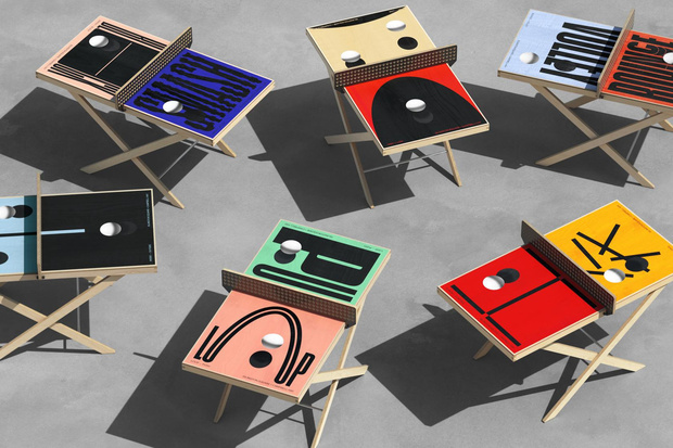 Фото №1 - Дизайнерские столы для пинг-понга: как вам такое решение?