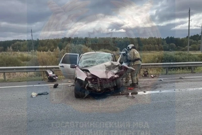 В Татарстане при лобовом ДТП погиб 3-месячный малыш