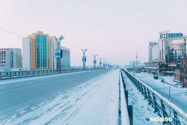 Покрытие метромоста можно вообще рассмотреть почти до горизонта | Источник: Елена Латыпова
