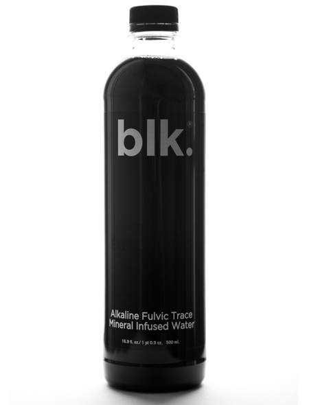Питьевая вода Alkaline Fulvic Trace Mineral Infused Water, BLK.