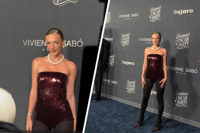 Ярославская блогер Саша Белаир на «Оскаре» в дерзком образе