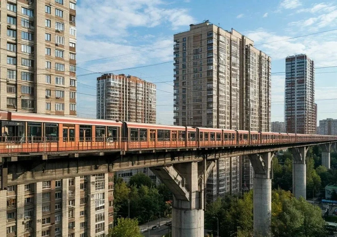 Выглядываете вы без футболки в окно 11 этажа, а вам из поезда машут | Источник: Шедеврум