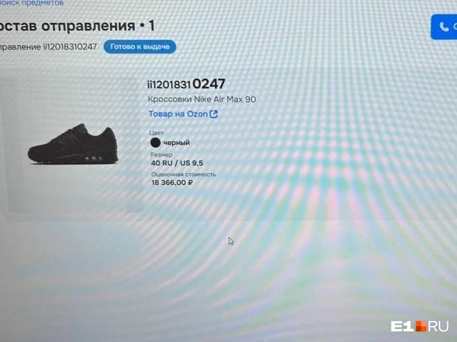 Новая пара обуви стоила больше 18 тысячи рублей | Источник: читательница E1.RU