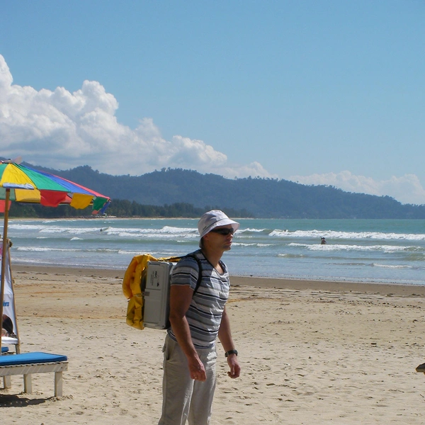 В 2013 году Дмитрий пробовал разработать ранцевую систему | Источник: Дмитрий Пономарев