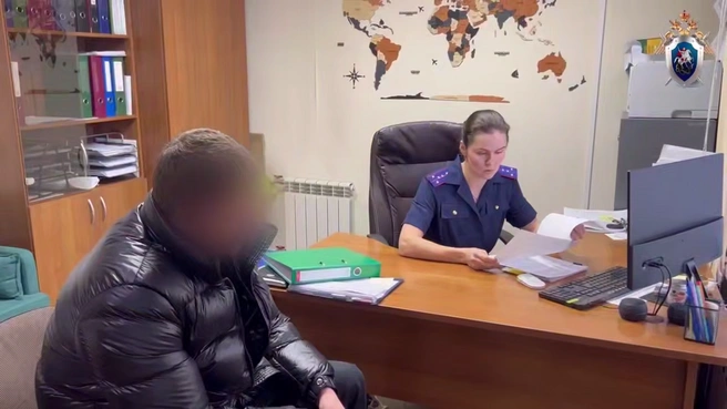 Мужчина никак не отреагировал на обвинение | Источник: ГСУ СК России по Красноярскому краю и Республике Хакасия / Telegram